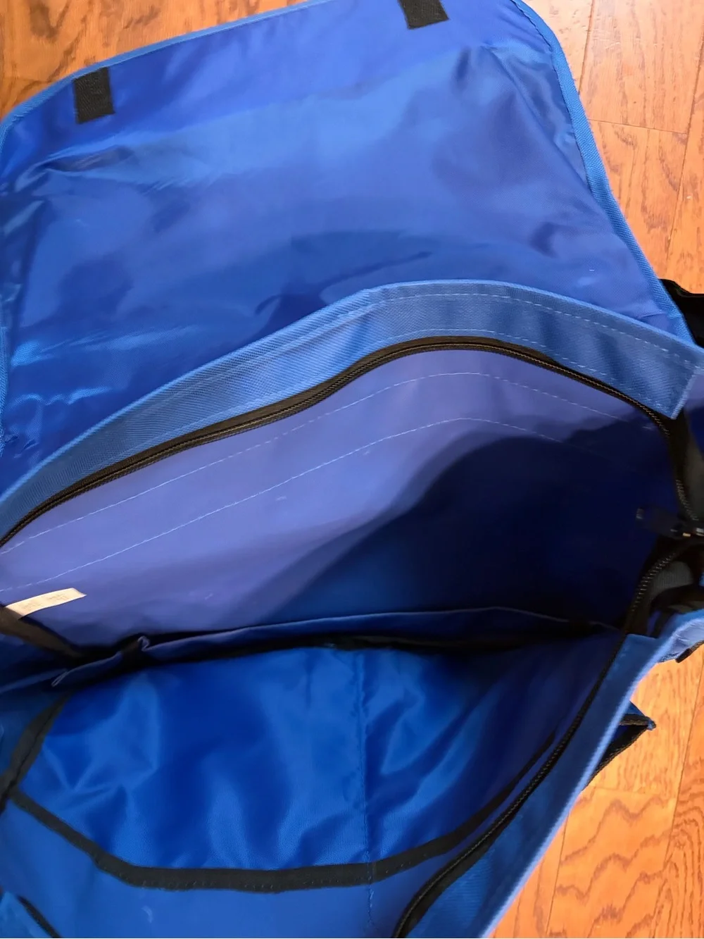 Royal Blue Large Multi Pocket Messenger Laptop Bag